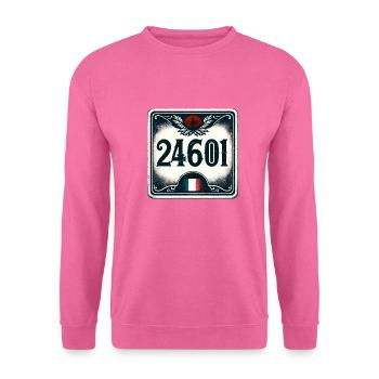Les Misérables Hommage - Millésime 24601 Prisioner - Sweat-shirt Unisexe - rose - Devant