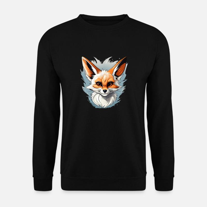 Fenne Logo Volpe Fox - Sweat-shirt Unisexe - noir