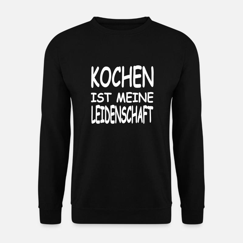 Kochen - Unisex Pullover - Schwarz