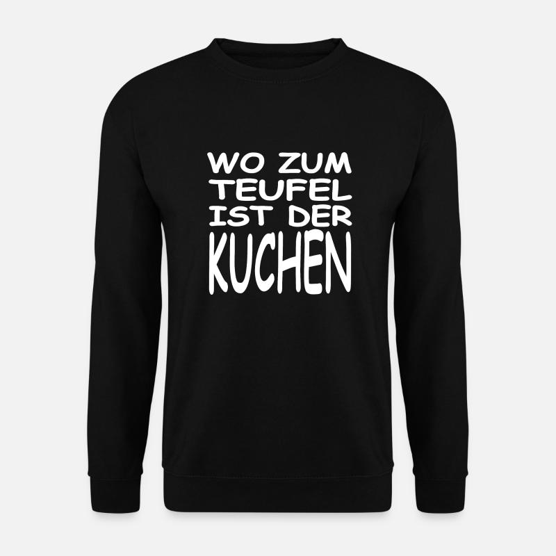 Kuchen - Unisex Pullover - Schwarz