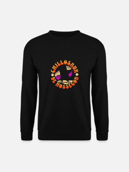"T-Shirt Chill-osaur - Détente à Hossegor" - Sweat-shirt Unisexe - noir