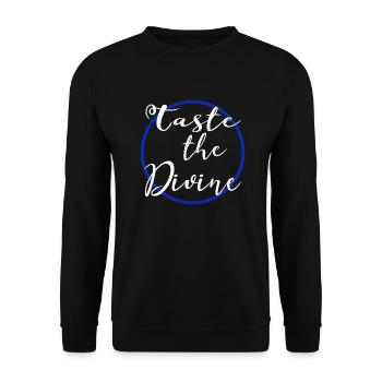 Gourmet Bliss Foodie Bliss Quote Birthday Geek - Unisex Sweatshirt - black - Front - Alina (178cm) & Michal (187cm)