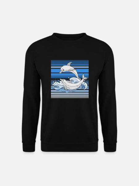 Delphine - Unisex Pullover - Schwarz