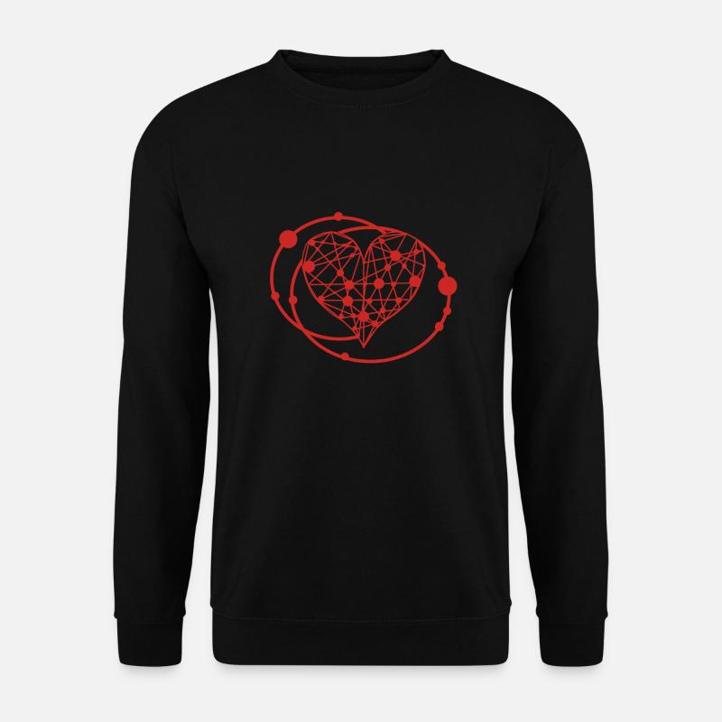 Herzkreis - Unisex Pullover - Schwarz