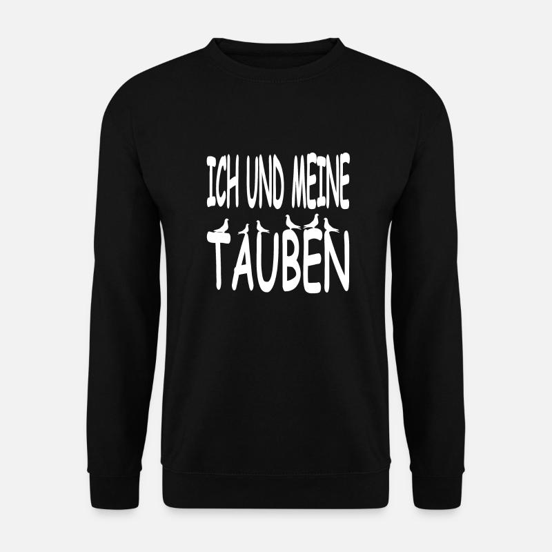 Tauben - Unisex Pullover - Schwarz