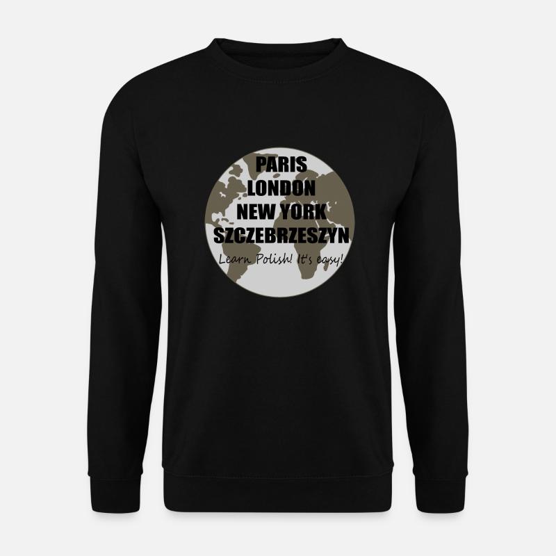 Polnisch ist einfach - Unisex Pullover - Schwarz