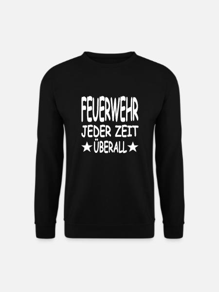 Feuerwehr - Unisex Pullover - Schwarz