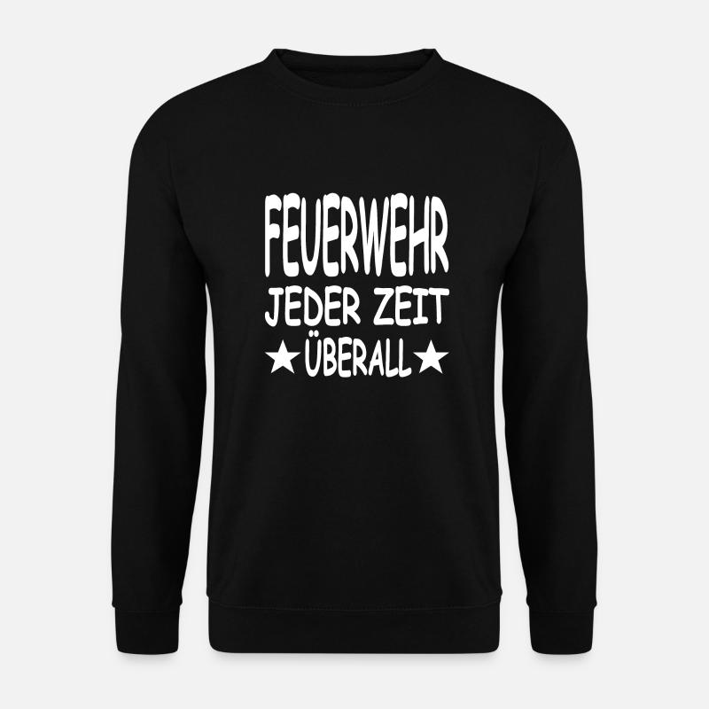 Feuerwehr - Unisex Pullover - Schwarz