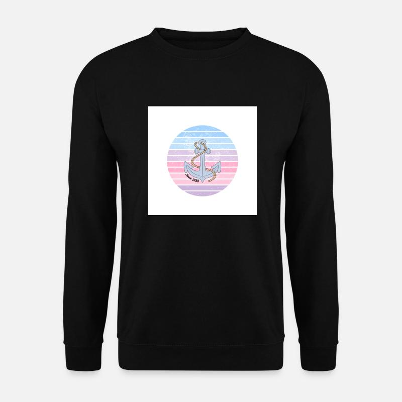 Anker - Unisex Pullover - Schwarz