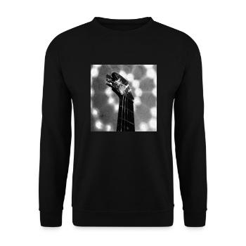 Guitar-Head (black&white) - Unisex Pullover - Schwarz - Vorne - Alina (178cm) & Michal (187cm)