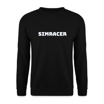 Pour tous les fans de Simracing - Sweat-shirt Unisexe - noir - Devant - Alina (178cm) & Michal (187cm)
