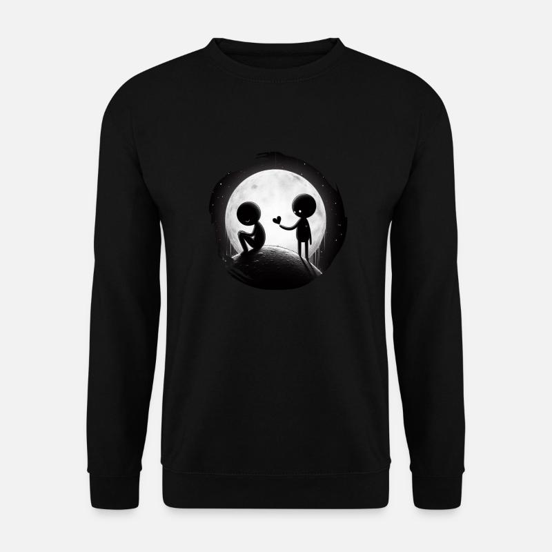 Miteinander statt Einsam - Unisex Pullover - Schwarz