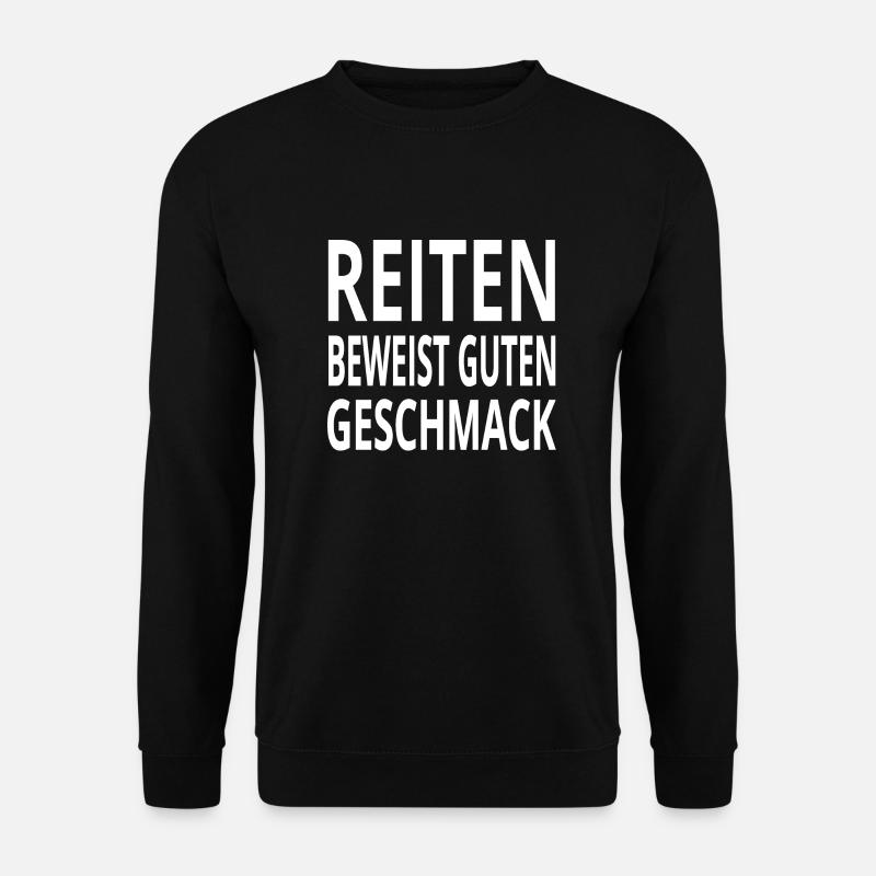 Reiten - Unisex Pullover - Schwarz