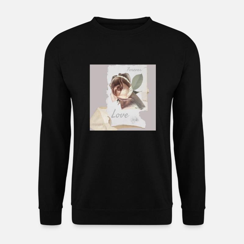 Rosenbrief - Unisex Pullover - Schwarz