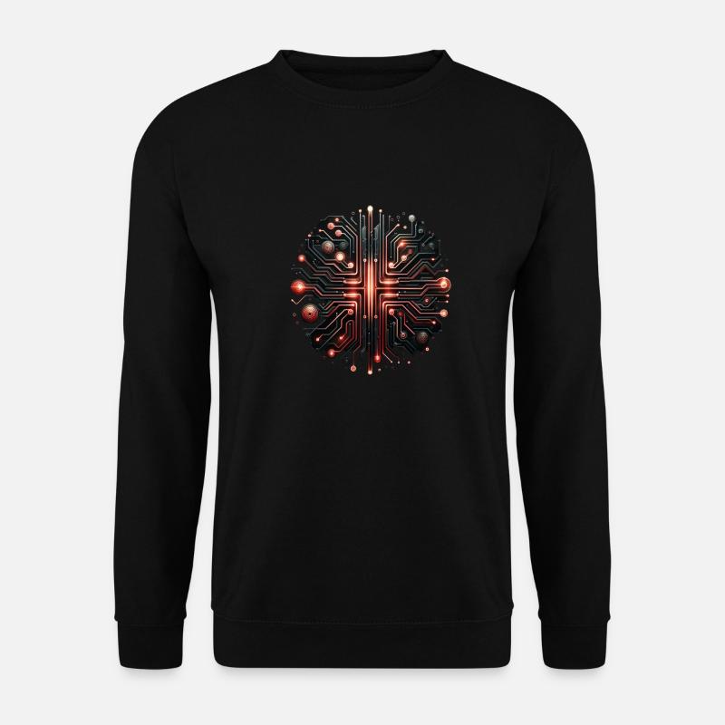 Computer Chip - Unisex Pullover - Schwarz