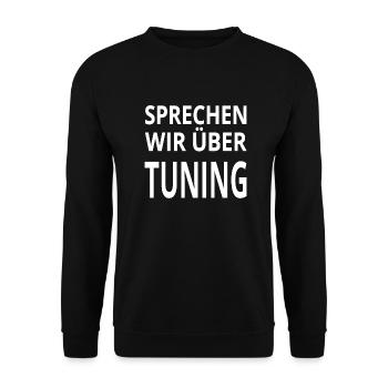 Tuning - Unisex Pullover - Schwarz - Vorne - Alina (178cm) & Michal (187cm)