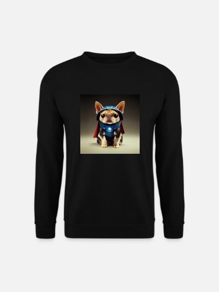 SuperPet Sgt Catdog - Unisex Sweatshirt - black