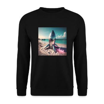 Summer To Mars - Unisex Pullover - Schwarz - Vorne - Alina (178cm) & Michal (187cm)