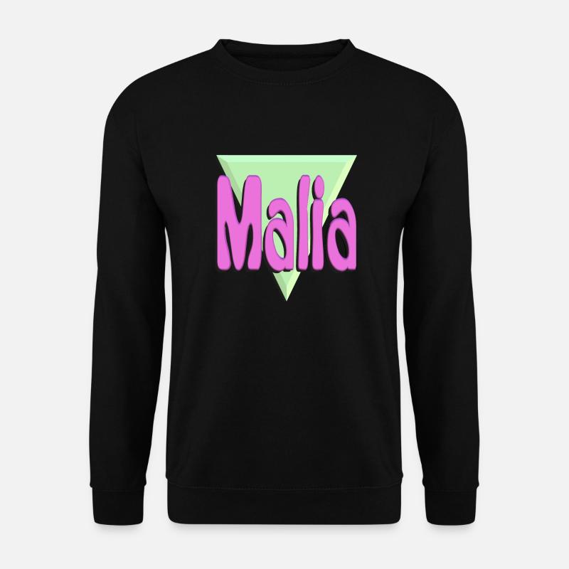 Malia - Unisex Pullover - Schwarz