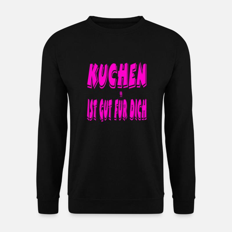Kuchen - Unisex Pullover - Schwarz