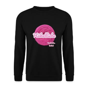 Häkelliebe - Unisex Pullover - Schwarz - Vorne - Alina (178cm) & Michal (187cm)