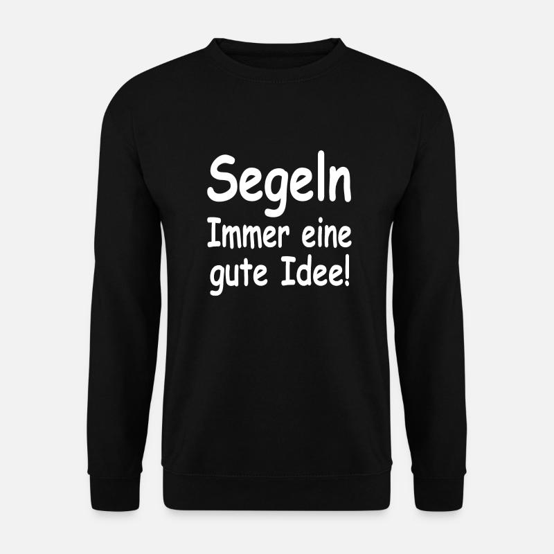 Segeln - Unisex Pullover - Schwarz