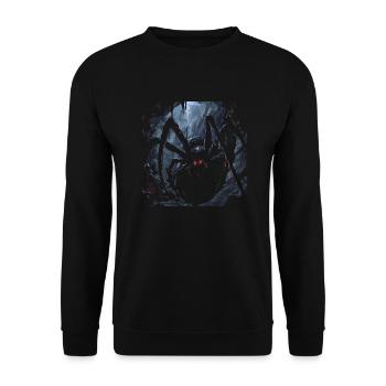 The Spider Queen - Unisex Sweatshirt - black - Front - Alina (178cm) & Michal (187cm)
