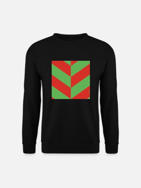 BLOW UP MOVIE: POP ART CUSHION 'DIAGONAL OP ART' - Unisex Sweatshirt - black