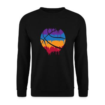 Basket-ball - Sweat-shirt Unisexe - noir - Devant - Alina (178cm) & Michal (187cm)