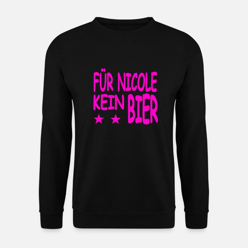 Bier - Unisex Pullover - Schwarz