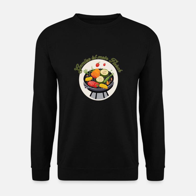 Gemüse Griller - Unisex Pullover - Schwarz