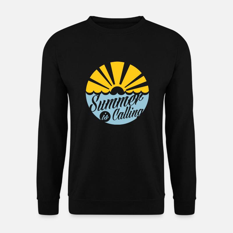 summer is calling white - Unisex Pullover - Schwarz