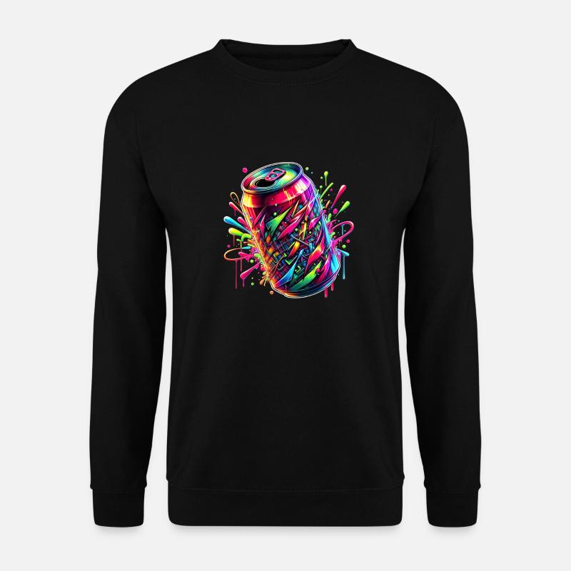 Neon Splash Canvazz - Unisex Pullover - Schwarz