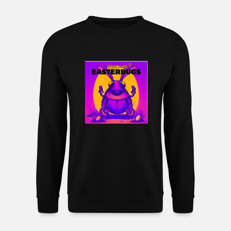 Osterwünsche - Unisex Pullover - Schwarz
