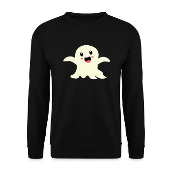 Ghost - Unisex Sweatshirt - black - Front - Alina (178cm) & Michal (187cm)