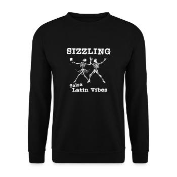 Mexican Spanish Latina Latino Summer Vacation - Unisex Pullover - Schwarz - Vorne - Alina (178cm) & Michal (187cm)