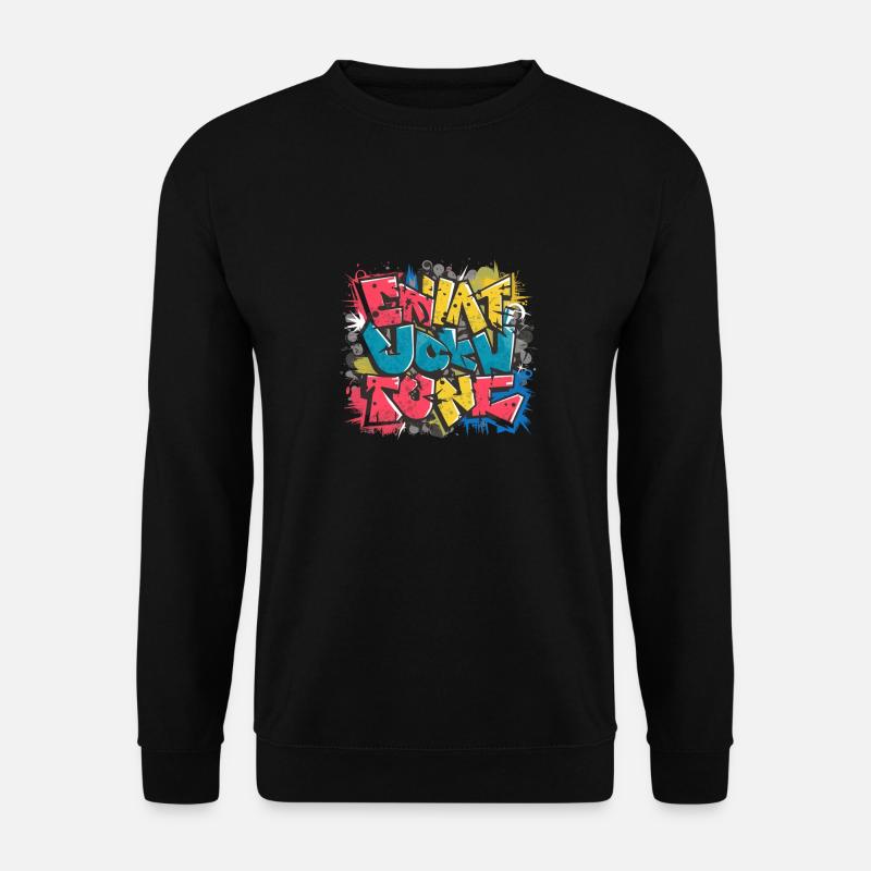 Graffiti - Unisex Pullover - Schwarz