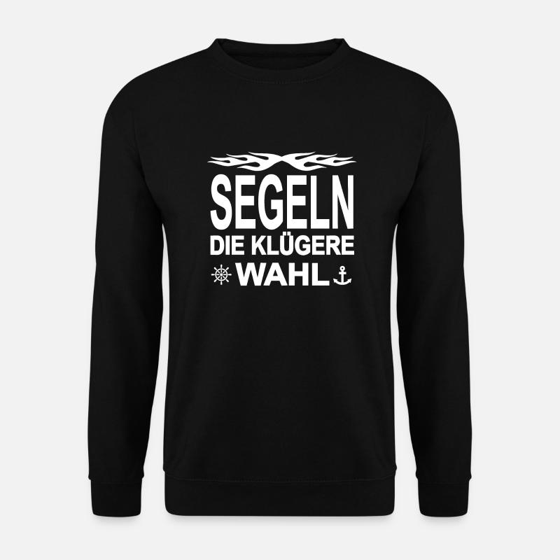 Segeln - Unisex Pullover - Schwarz