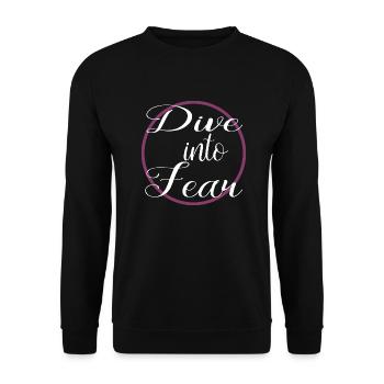 Saut à l’élastique conseils cadeau d’anniversaire idée humour cadeau - Sweat-shirt Unisexe - noir - Devant - Alina (178cm) & Michal (187cm)