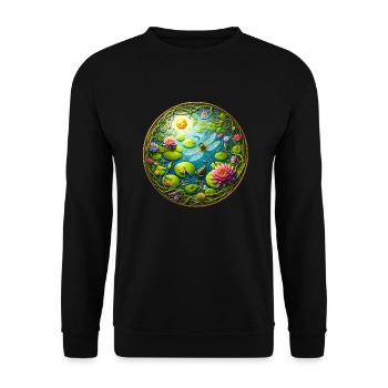 La vie du lac - Sweat-shirt Unisexe - noir - Devant - Alina (178cm) & Michal (187cm)