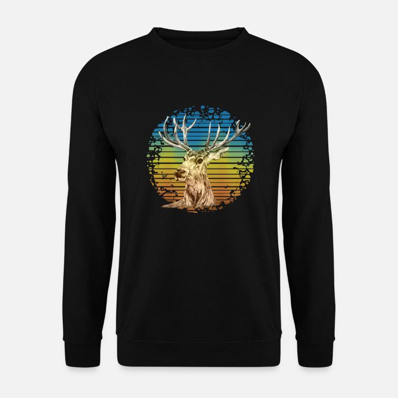 Deer - Unisex Sweatshirt - black