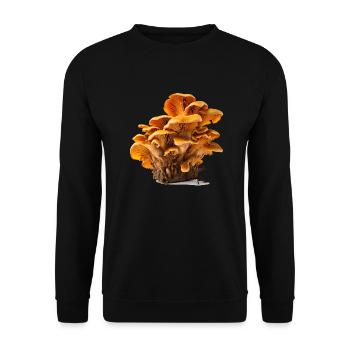 Les champignons sont de toutes les couleurs et de toutes les tailles - Sweat-shirt Unisexe - noir - Devant - Alina (178cm) & Michal (187cm)