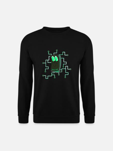 LÄCHELN MOD - Unisex Pullover - Schwarz