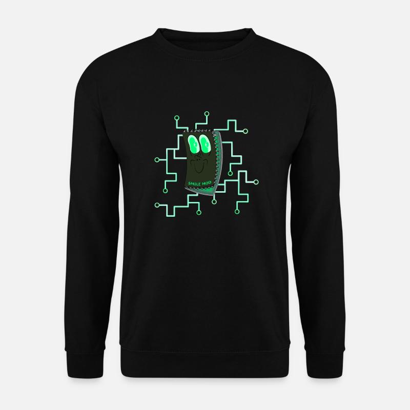 SMILE MOD - Unisex Sweatshirt - black