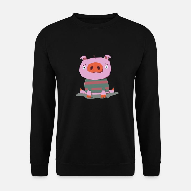 Bébé cochon - Sweat-shirt Unisexe - noir
