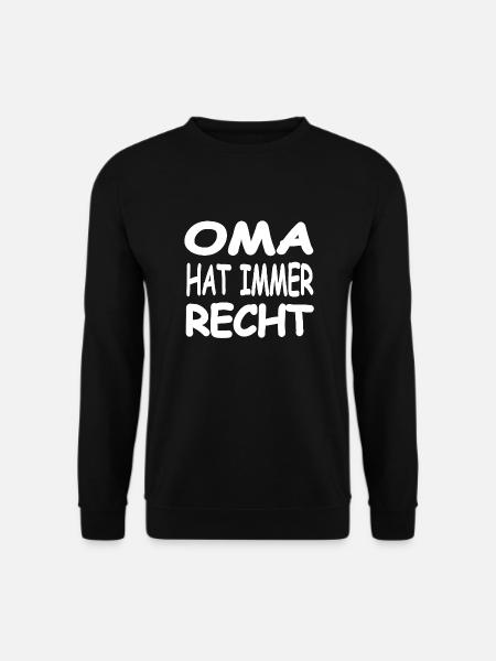 Oma - Unisex Pullover - Schwarz