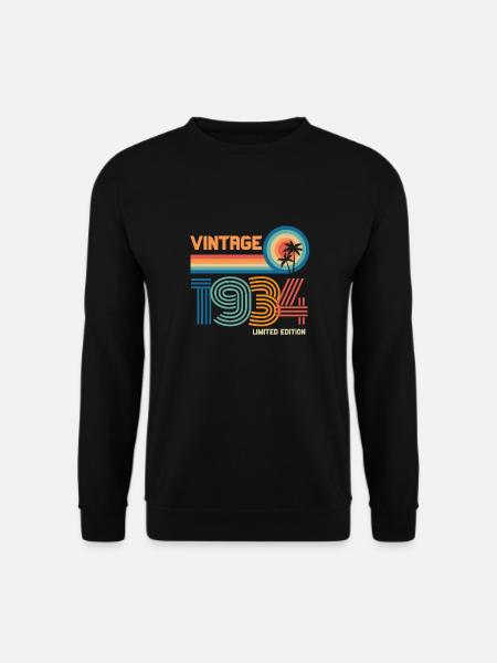 Vintage 1934 limited edition - Sweat-shirt Unisexe - noir
