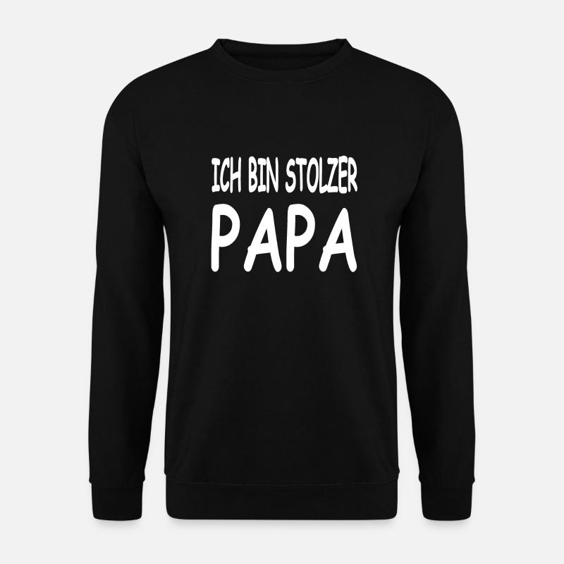 Vater - Unisex Pullover - Schwarz