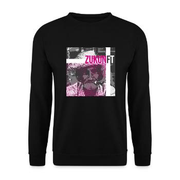 Future #3 - Sweat-shirt Unisexe - noir - Devant - Alina (178cm) & Michal (187cm)