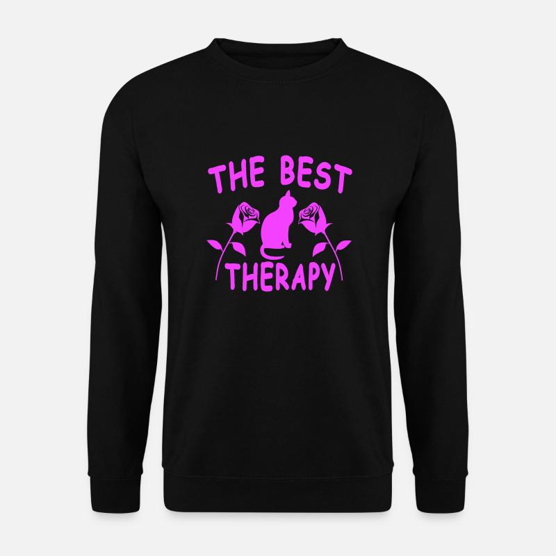 Katze - Unisex Pullover - Schwarz